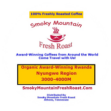 Organic Rwanda Award-Winning Single Estate Coffee - Robusta Coffee Beans 94 Points! - Smoky Mountain Fresh Roast Coffee
