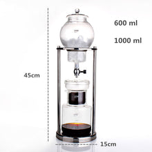 GATER 600ml 1000ml Dutch  Espresso Cold Brew Coffee Maker - Uses Ice to Cold Brew Coffee - Smoky Mountain Fresh Roast Coffee