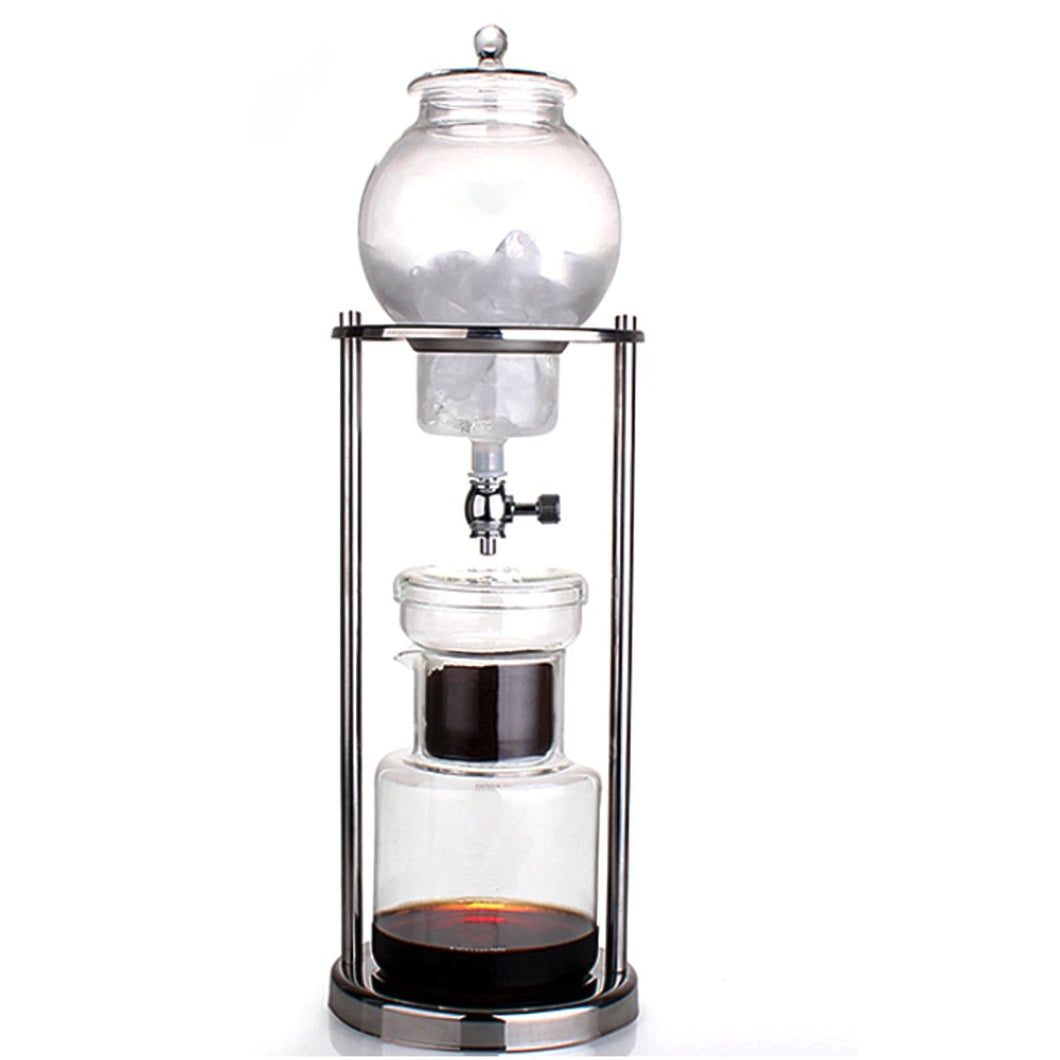 600ML Dutch Coffee Cold Brew Drip Coffee Maker - Uses Ice to Brew - Smoky Mountain Fresh Roast Coffee