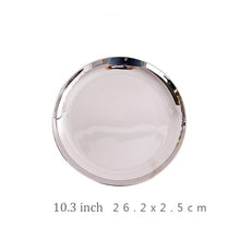 Mirror Effects Gold or Silver Plated over Bone China Coffee or Tea Cup with Saucer - Smoky Mountain Fresh Roast Coffee