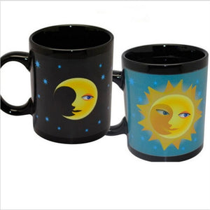 Sun Moon Magic Coffee or Tea Mug Heat Sensitive Color-changing Mug Cup - Smoky Mountain Fresh Roast Coffee