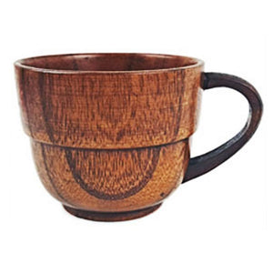 160ml Primitive Coffee or Tea Mug - Handmade of Natural Wood - Smoky Mountain Fresh Roast Coffee