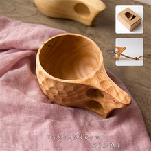 New Chinese Portable Wood Coffee or Tea Mug Handmade of Rubber Wood - Smoky Mountain Fresh Roast Coffee